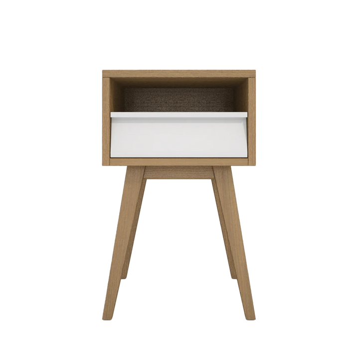 Table de chevet - Elea - Contour Vhene Tiroir Laque