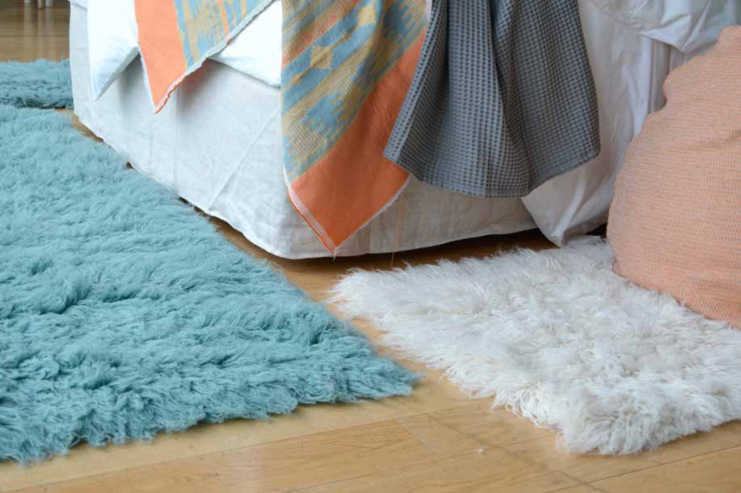 Tapis Flokati en 100% laine vierge
