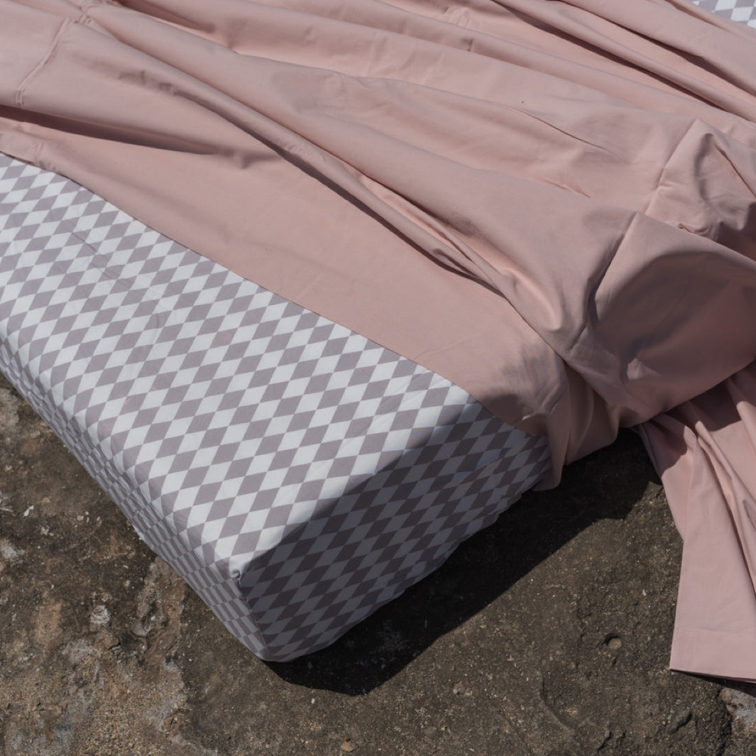 Set - Housse de couette Emmelia - Dusty Pink and Chess