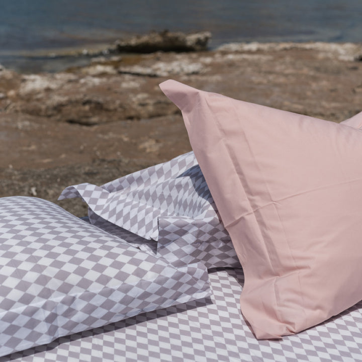 Set - Housse de couette Emmelia - Dusty Pink and Chess