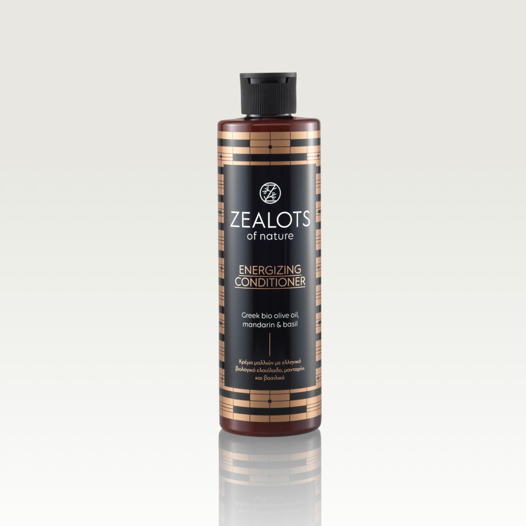 ZEALOTS Après-shampoing énergisant aux extraits de mandarine et basilic