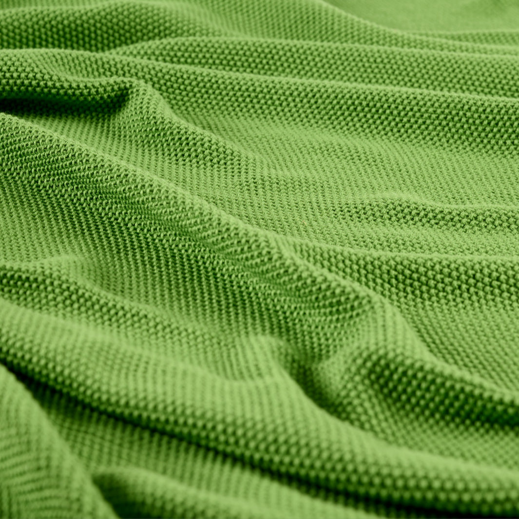 Couvertures en coton - Flora - Grass Green