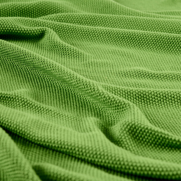 Couvertures en coton - Flora - Grass Green