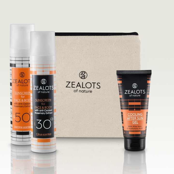 ZEALOTS 3 pièces Pochette de protection solaire