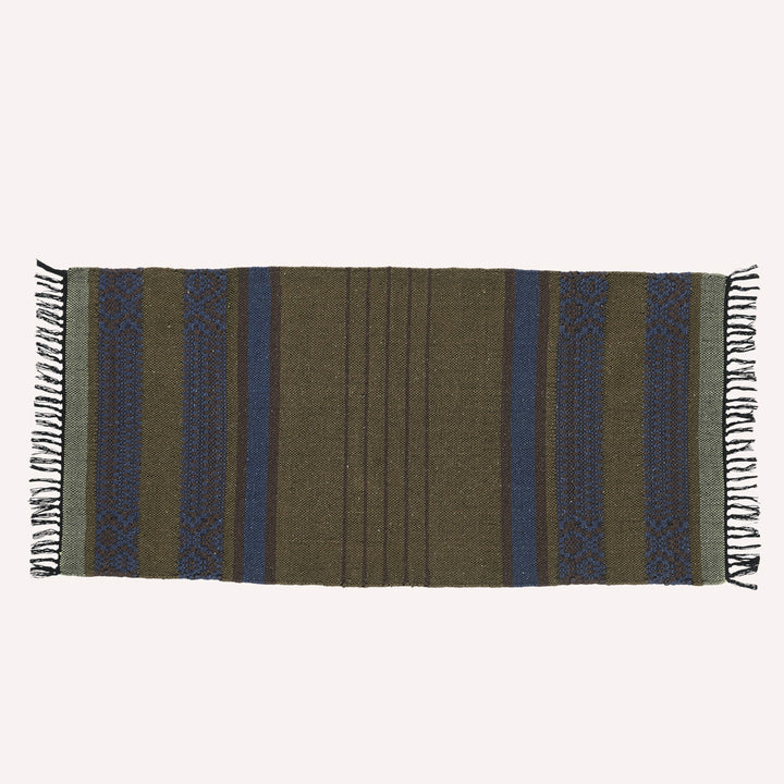 COCO-MAT Tapis en coton Stripe 70X150 cm